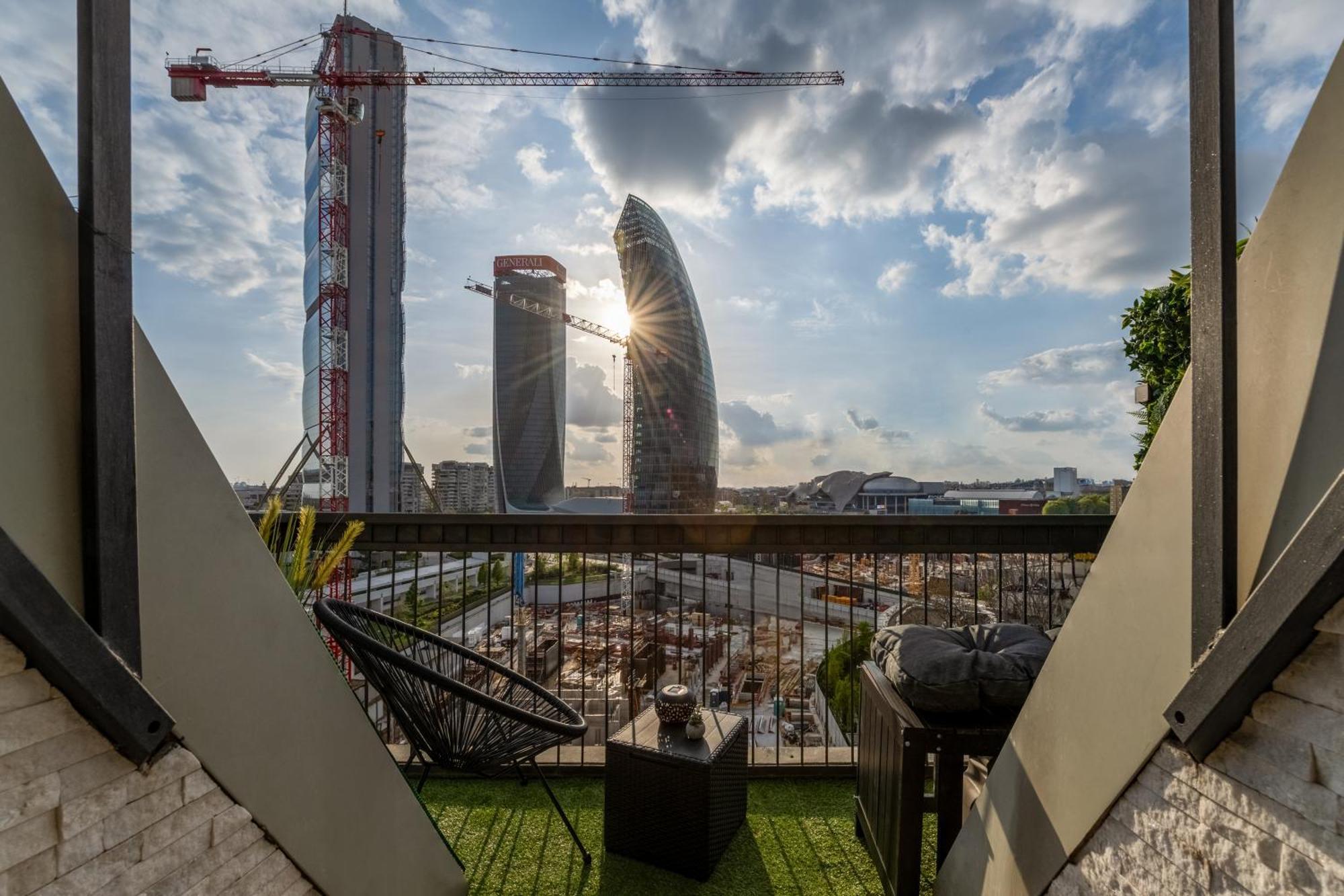 Luxury Skyview Suite - Citylife Apartment - Mico Milano Eksteriør bilde